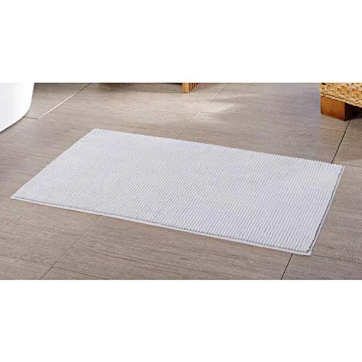 Gözze Anti-Rutsch-Badematte, superweich aus 100% Mikrofaser, 60 x 100 cm, in Graphit – Bild 2