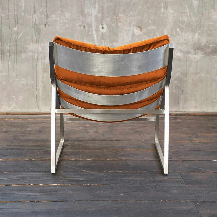 KAWOLA Relaxsessel SIRO Sessel Stoff orange 78 x 125 x 70 cm – Bild 7