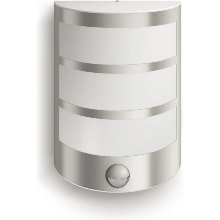 Philips LED Außenwandleuchte Python Edelstahl mit Bewegungssensor warmweiß – Bild 5