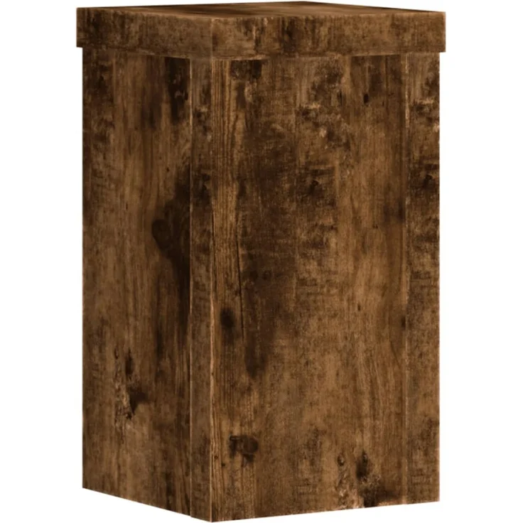 vidaXL Pflanzenständer 2 Stk. Räuchereiche 10x10x18 cm Holzwerkstoff 852883 – Bild 3