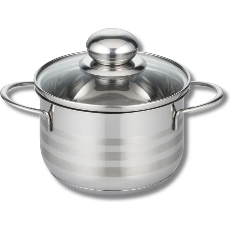 Topf ELO BRILLANT D 14 cm silber Bratentopf Universaltopf Suppentopf Kochtopf