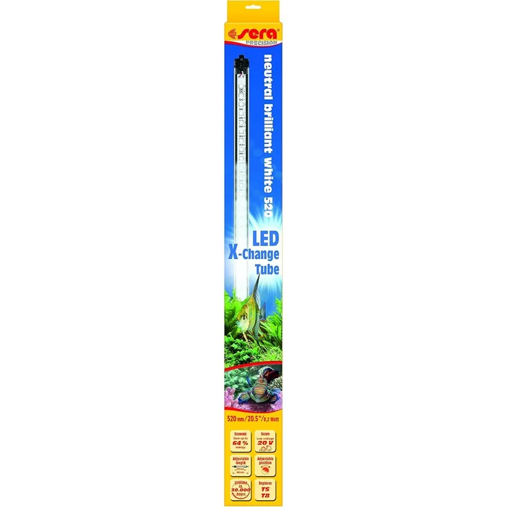 sera LED neutral brilliant white 520 - Sehr helles, neutralweißes Licht ca. 3. 850 Kelvin, abhängig vom Dimmzustand