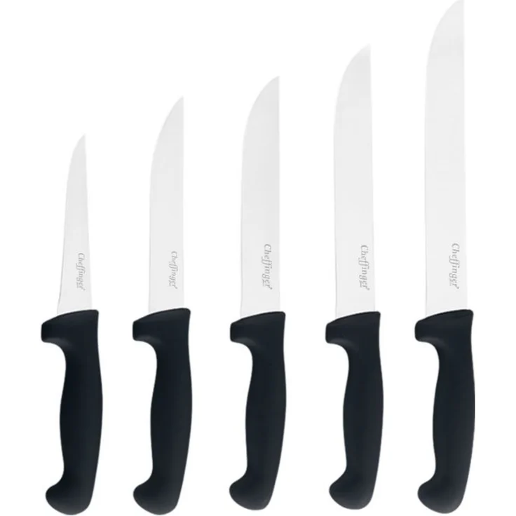 5-teiliges BBQ Grill- und Fleischmesserset – Scharf, Robust & Pflegeleicht – Bild 1