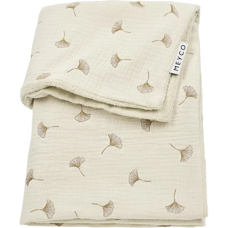 Meyco Bestickte Decke Pre-Washed - Ginkgo - Soft S