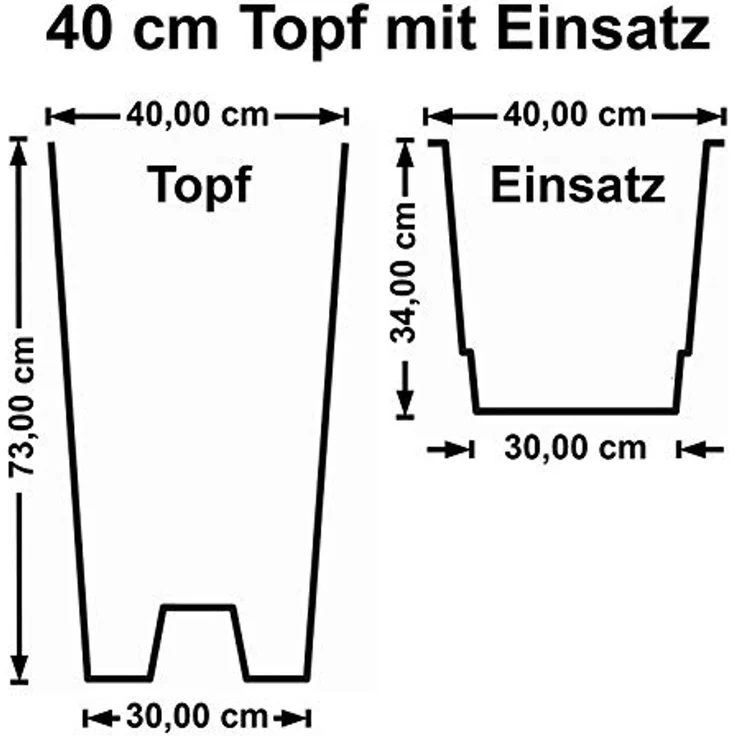 Pflanztopf TUIT Ø 40 cm taupe – Bild 4