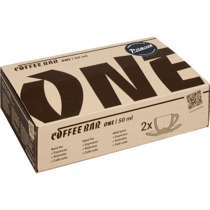 KÖNITZ 2er Set Coffee Bar ONE Picasso Espressotasse mit Untertasse 50 ml im Geschenkkarton – Bild 6