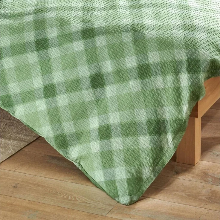 TRAUMSCHLAF Bettwäsche Daniel grün, Seersucker, 2 teilig, ideale Sommerbettwäsche in herrlicher Seersucker Qualität – Bild 3