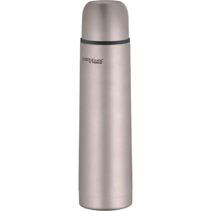 THERMOcafé Isolierflasche TC EVERYDAY, Edelstahlkörper, spülmaschinenfest, mit Twist & Pour Lid und Trinkbecher (nicht isoliert)