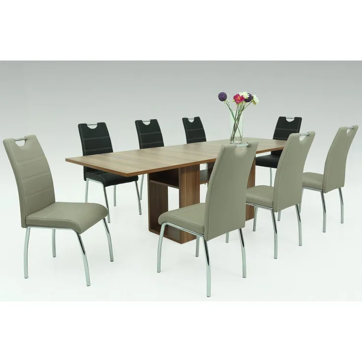 4er Set Vierfußstuhl Susi - Kunstleder Cappuccino