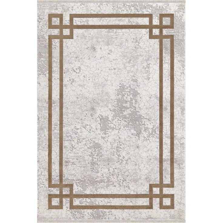 Therapy Collection Teppich 100 x 200 cm Acryl Braun 88784235 [en. casa]