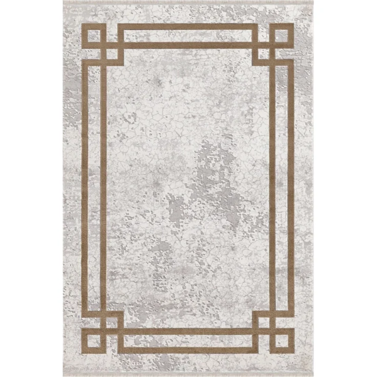 Therapy Collection Teppich 100 x 200 cm Acryl Braun 88784235 [en. casa]