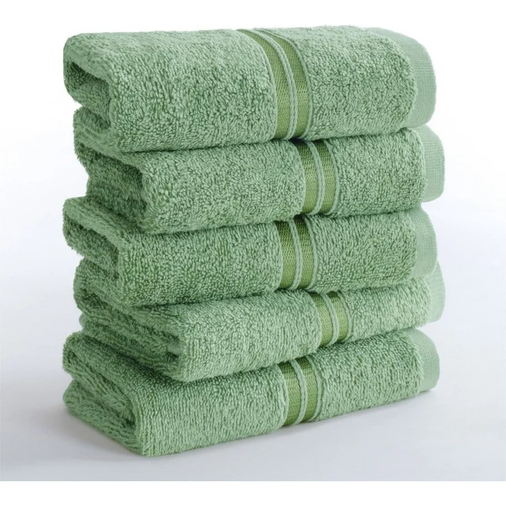Hammetex Guest Towels Set of 5 30x50 cm – 100% Cotton Terry – Oeko-TEX Certified – Soft, Absorbent – with Hanging Loop – Bild 1