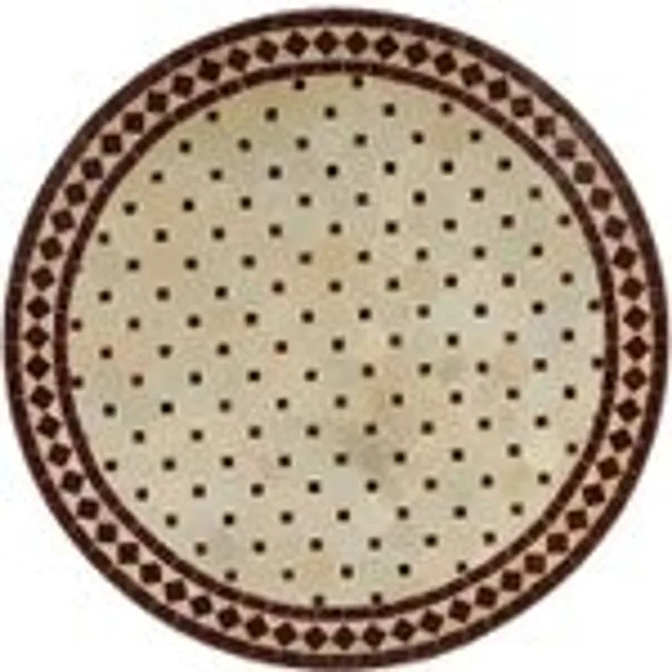 Mosaiktisch D100 Bordeaux/Raute