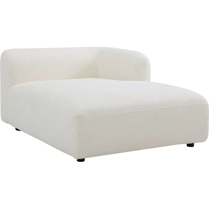 Vente-unique - DANEPI - Modulierbares Sofa - Holz, Platte - Holz - Gebrochenes Weiß - 386 x 161 x 69 cm – Bild 7