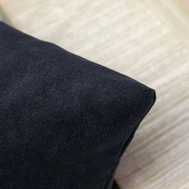 Kissen Deko von Lysel - schwarz Toledo 50x50 Polyester kissenbezug Dekokissen – Bild 2