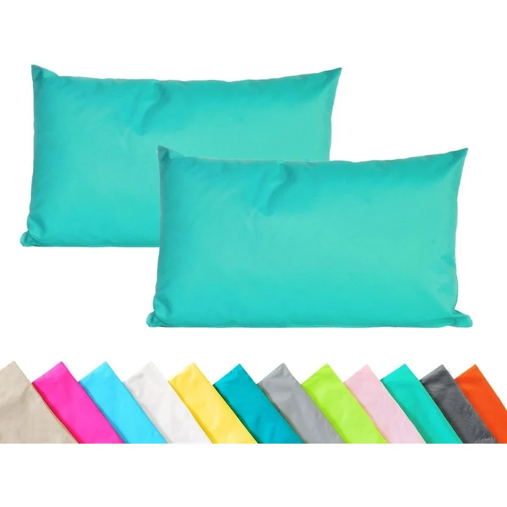 JACK Kissenbezüge JACK 2er Set 30x50 cm Outdoor Hülle Wasserfest, (2 Stück), robust und strapazierfähig, Wasserabweisend, für Innen & Außen – Bild 1