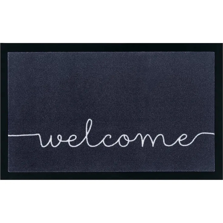 HANSE Home Fußmatte Cozy Welcome, Türmatte, rechteckig, Höhe: 5 mm, Waschbar, Schmutzfangmatte, Outdoor, Innen, Rutschfest, Wetterfest