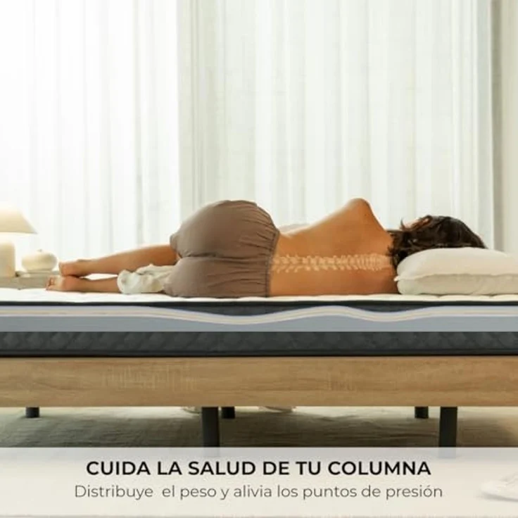 Don descanso MULHACEN Matratze für Ausziehbett, Memory-Schaum, 105x180 cm – Bild 6