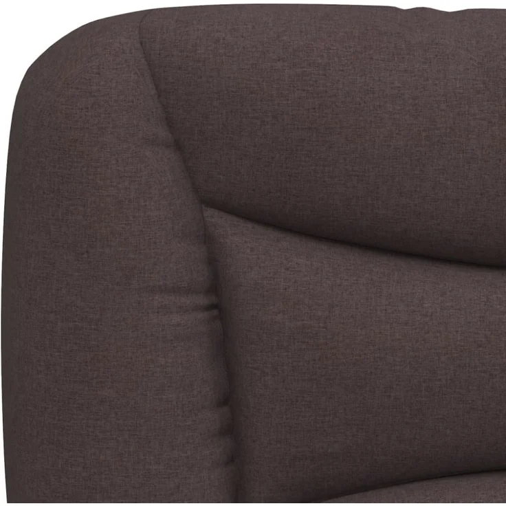 vidaXL Kopfteil-Kissen Dunkelbraun 140 cm Stoff 374579 – Bild 7
