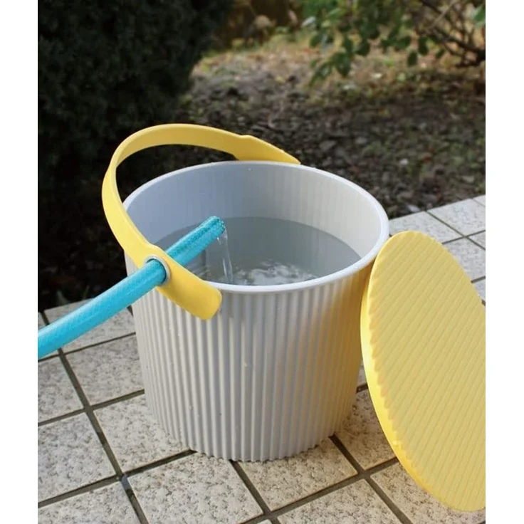 Hachiman Omnioutil Eimer mittel L Grau/Gelb 10 Liter – Bild 2