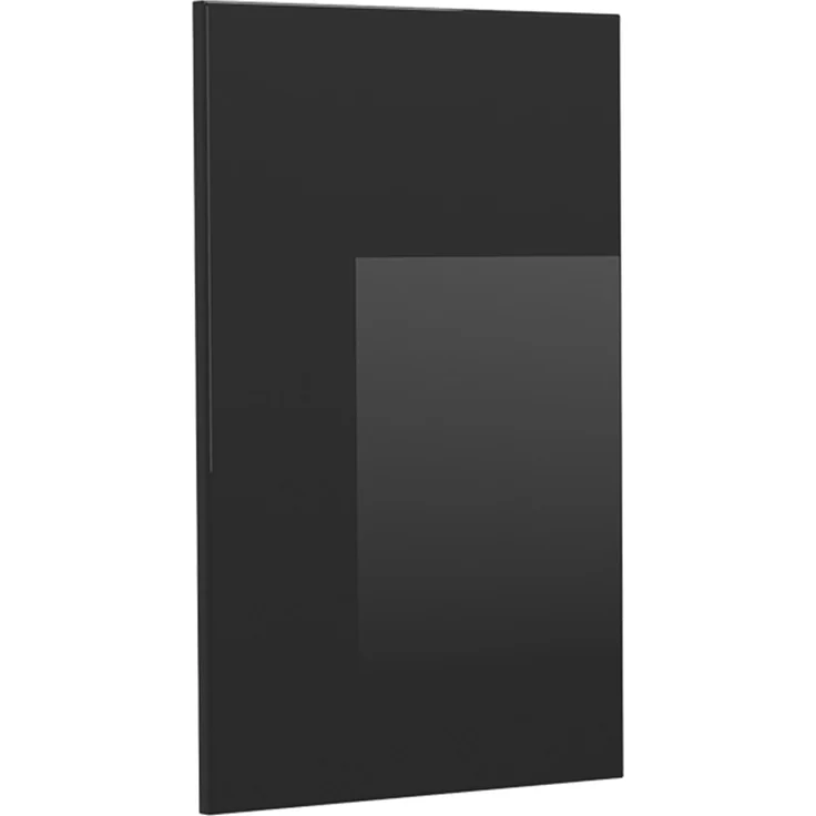 Küchenfront R-Line Schwarz Hochglanz 39.6x59 cm Möbelfront für den Hängeschrank Vicco – Bild 1