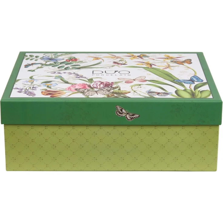 DUO 4er-Set Becher FLOWER DREAM, 400 ml, New Bone China Porzellan, in Geschenkbox – Bild 5