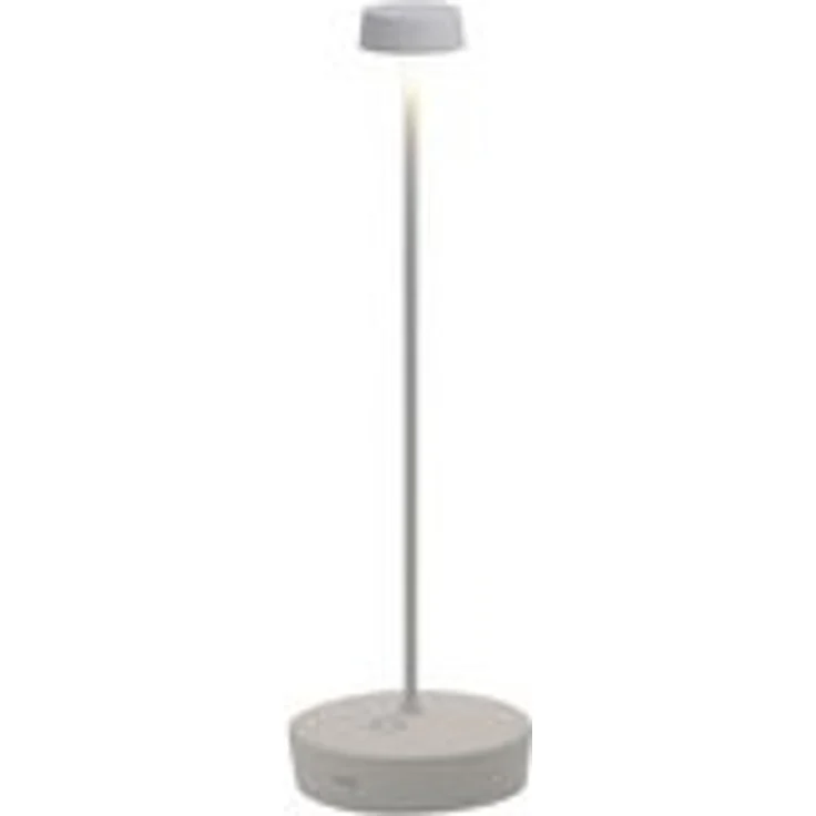 Zafferano, Swap Pro Lampe, Wiederaufladbare und Kabellose Tischlampe mit Touch Control, Geeignet für den Innen- und Außenbereich, Stufendimmer, 2200-3000 K, Höhe 29 cm, Farbe Weiß – Bild 5