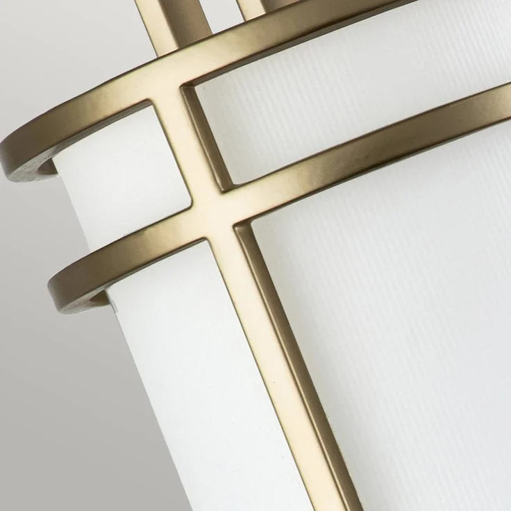 Elstead Fusion 1 Light Wandleuchte 1-flammig messing natur lackiert E27 – Bild 3