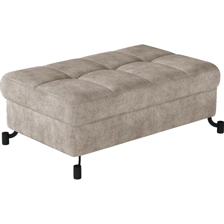 Lorelle, Fußhocker, Beige