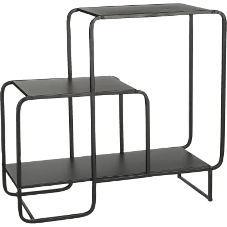 MICA Decorations Jules Konsolentisch - L70 x B30 x H76 cm - Metall - Schwarz