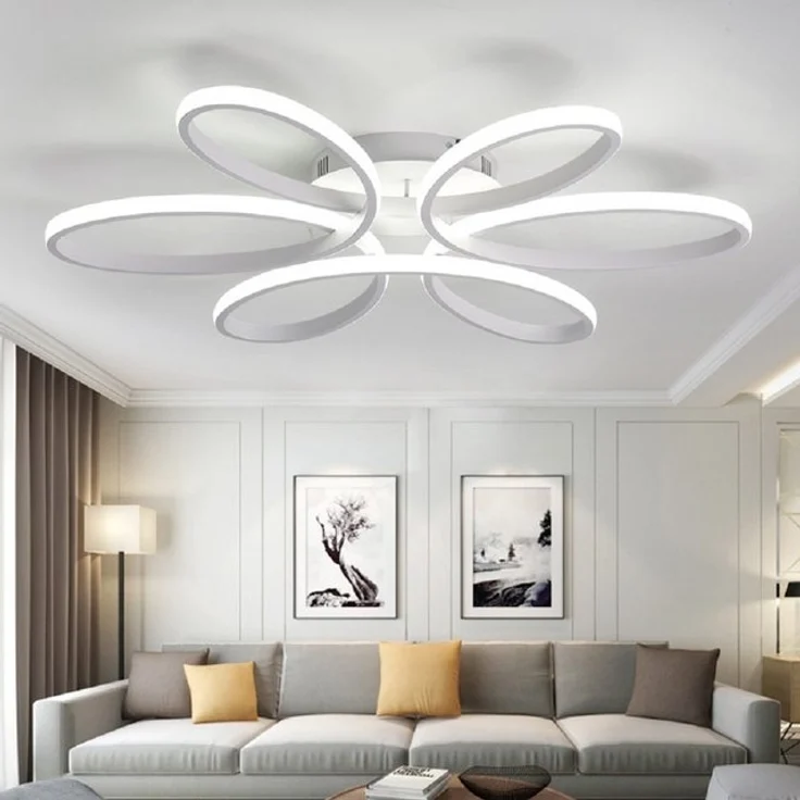 Eurotondisplay LED Deckenleuchte LED Deckenlampe Fernbedienung Lichtfarbe einstellbar dimmbar Leuchte, LED fest integriert, Warm- bis Kaltweiß einstellbar, Lichtfarbe und Helligkeit mit Fernbedienung einstellbar – Bild 4