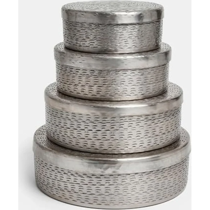 Mirabeau Dose Dose 4er Set Silvaras silber – Bild 2