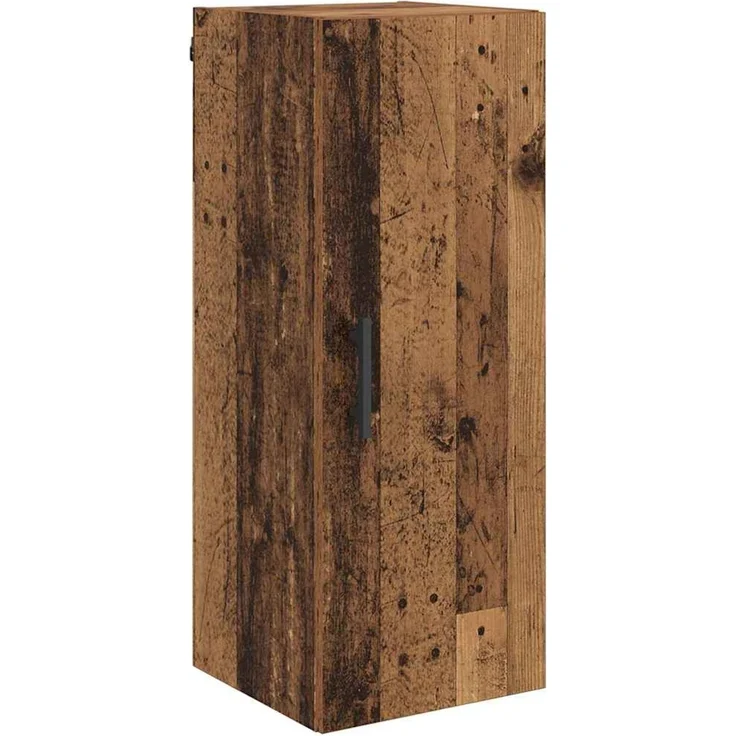 vidaXL Wandschrank Altholz 34,5 x 34 x 90 cm Holzwerkstoff 882613 – Bild 2