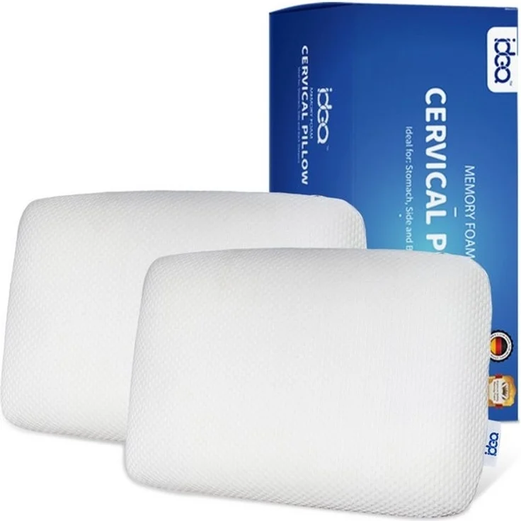 Esun Kopfkissen Kopfkissen, Ergonomisches Memory Foam Kissen, Nackenkissen, Kissen, Füllung: Rückstellschaum, Rückenschlafer, Seitenschlafer, Bauchschlafer, Set, Seitenschlafer, Rückenschlafer, Bauchschlafer, Set, Kissen, Kopfkissen, Kopfkissen für Sei... – Bild 4