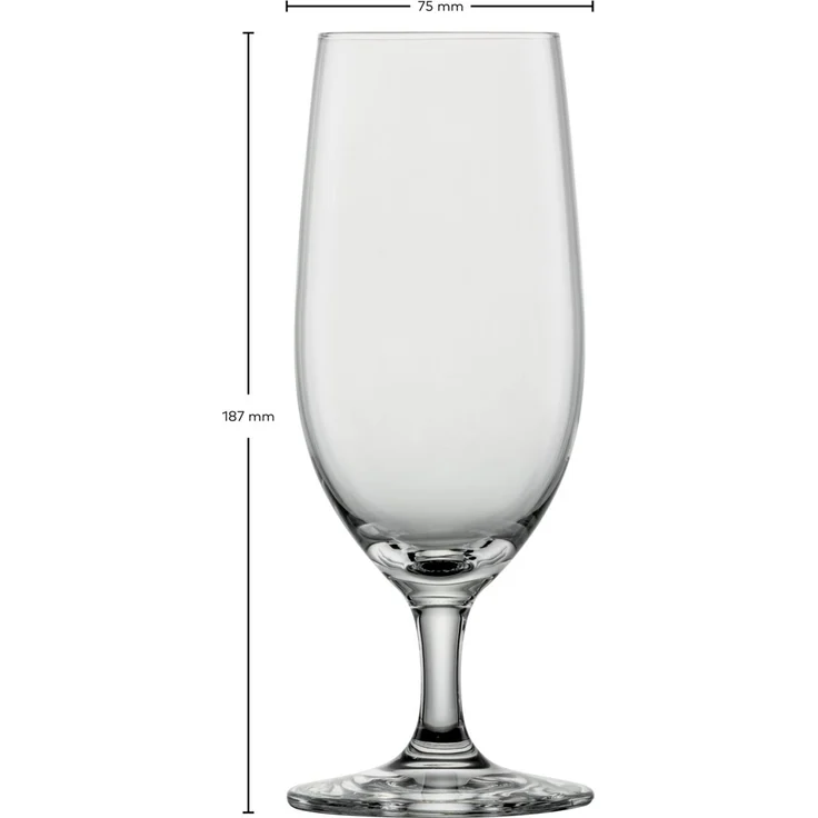 SCHOTT ZWIESEL 'BEER BASIC' Biertulpe 4er-Set Biergläser, Glas klar, 7.5 x 18.7 cm, spülmaschinengeeignet – Bild 3