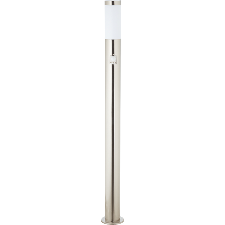 Brilliant Leuchten No. 43699-82 Aussenstandleuchte Chorus Sensor E27 IP44 edelstahl 80cm
