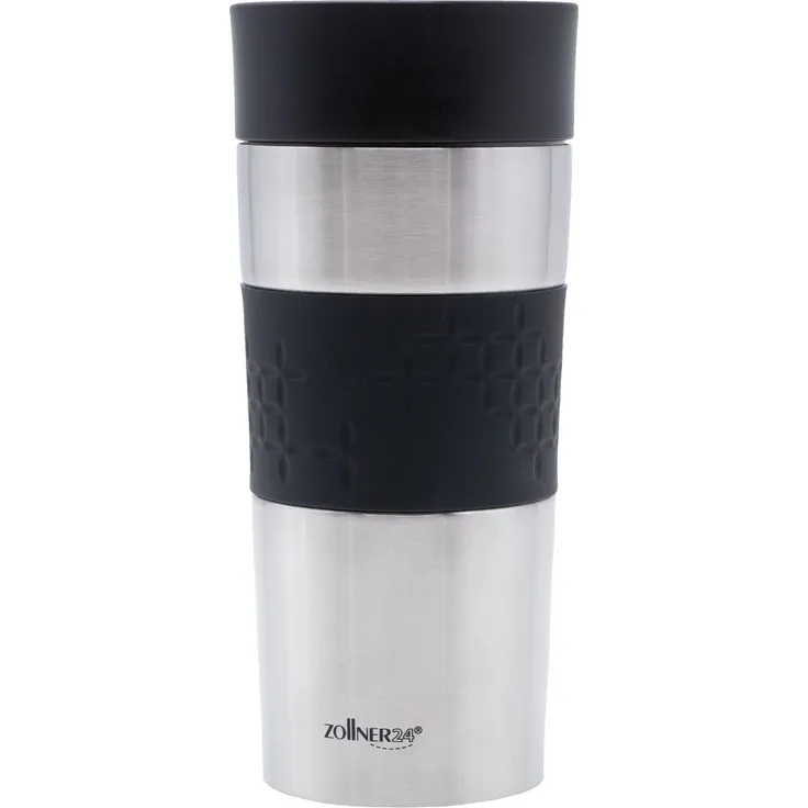 ZOLLNER Thermobecher Edelstahl | Coffee to go, 360 ml, auslaufsicher
