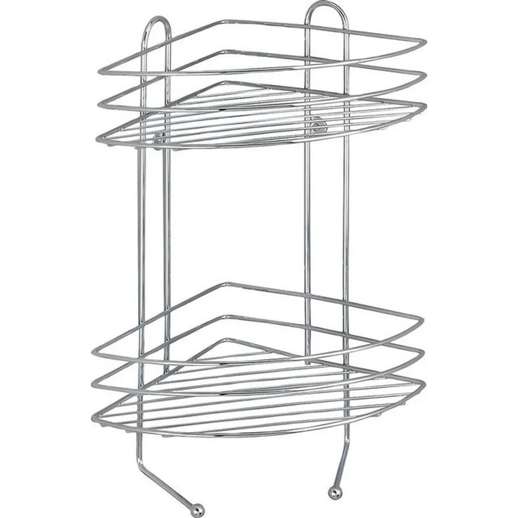 Wenko Eckduschkorb Exclusiv Stahl, chrom, 2 Ablagen – Bild 4