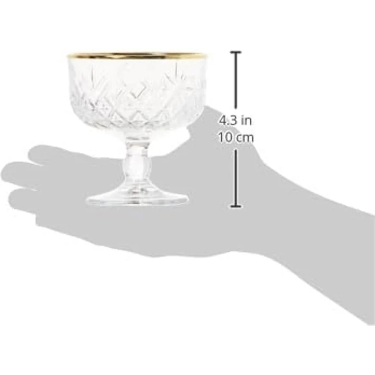 Pasabahce Dessertschale Timeless 440211 Dessertschale im Kristalldesign 280 ml 2er Set, (2-tlg) – Bild 6