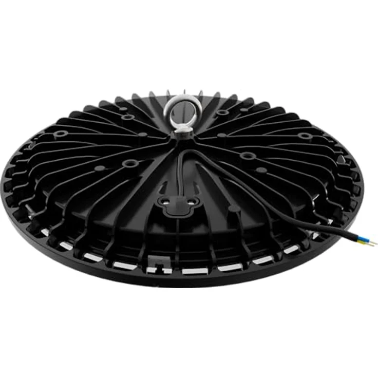 Berger & Schröter LED Strahler UFO High Bay Light 100 W, 12000 Lumen, 6500 K Weißlicht, IP66, Industriebeleuchtung, Schwarz – Bild 3