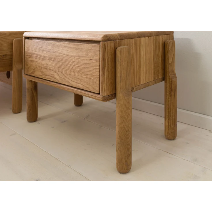 Nachttisch Eiche 58x36x41 natur geölt KIEL #10 – Bild 6