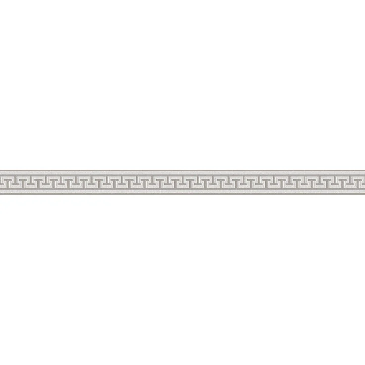 A.S. Création Bordüre Only Borders 11, leicht strukturiert, gemustert, geometrisch, grafisch, Tapete Bordüre Mäander Bordüre Metallic Borte Wohnzimmer Design Optik – Bild 5