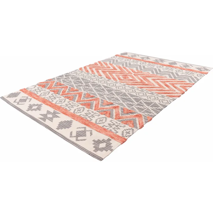 Ethnie 100 Grau / Apricot 200cm x 290cm