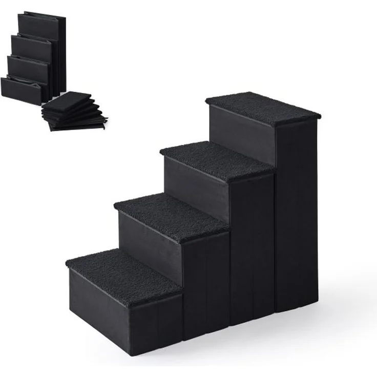 Relaxdays Faltbare Hundetreppe mit Stauraum – Bild 10