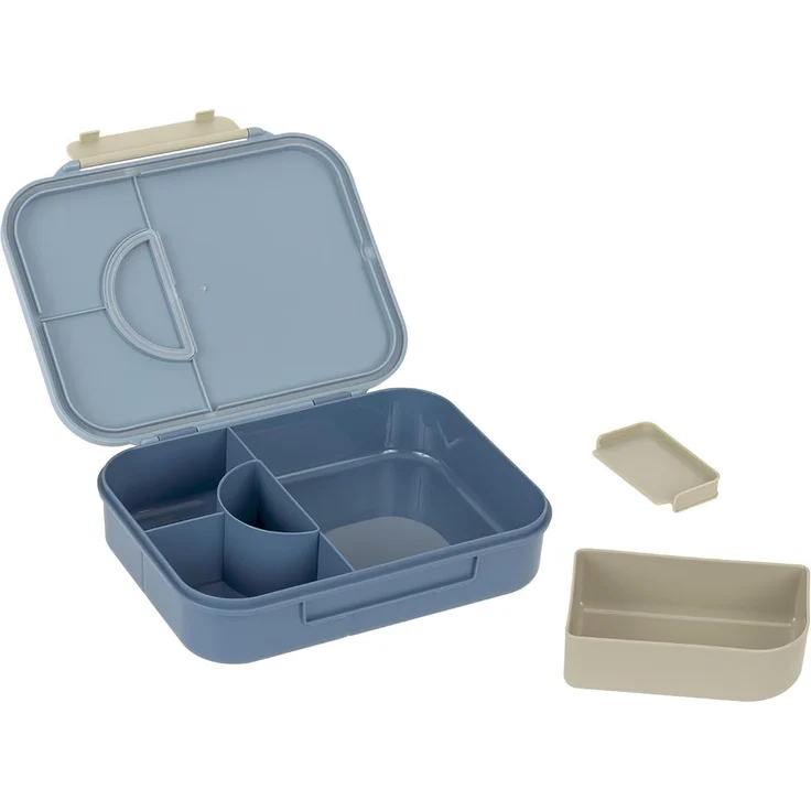 LÄSSIG Lunchbox Pattern Party Bento-Lunchbox blue, Polyprophylen (PP), Silikon, (1-tlg) – Bild 3