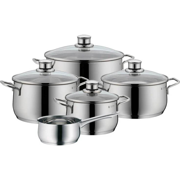 WMF 'Diadem Plus' Topfset 5-tlg., Edelstahl silber – Bild 1