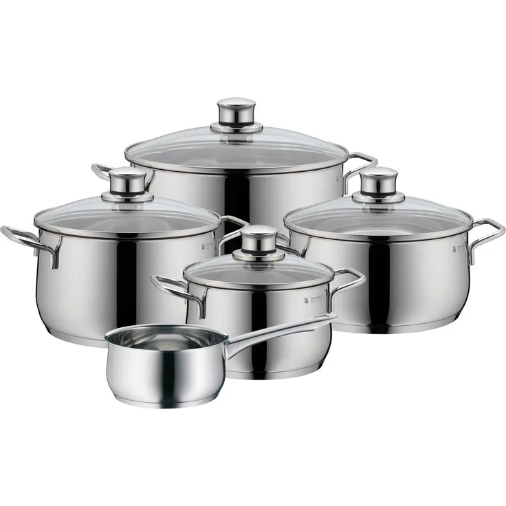 WMF 'Diadem Plus' Topfset 5-tlg., Edelstahl silber