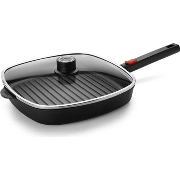 WOLL MADE IN GERMANY Grillpfanne Logic inkl. Deckel, Aluminiumguss, Abnehmbarer Stiel – Bild 4