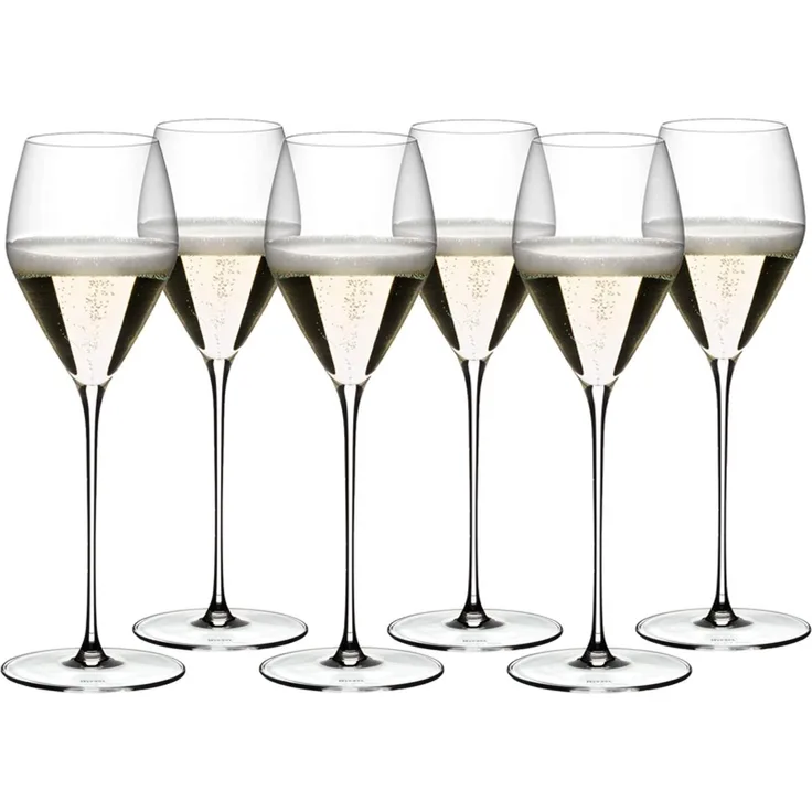 Riedel VELOCE Champagner Weinglas 6er Set (Promo-Set)