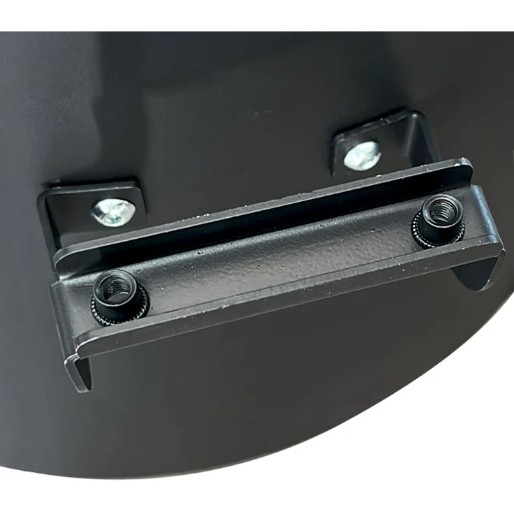 Grillpeter Utschak Asamat Ø50 cm schwarz mit Rauchrohr Kasan 22L Gasbrenner Abdeckhaube – Bild 4